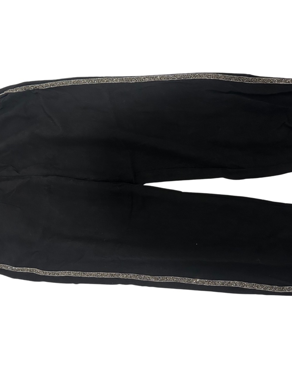 Zara Black Rhinestone Side Stripe Jogger Pants | Glam Lounge Pants